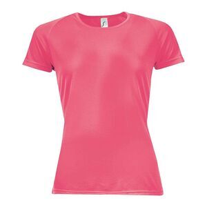 SOLS Womens/Ladies Sporty  T-Shirt / Neon Coral